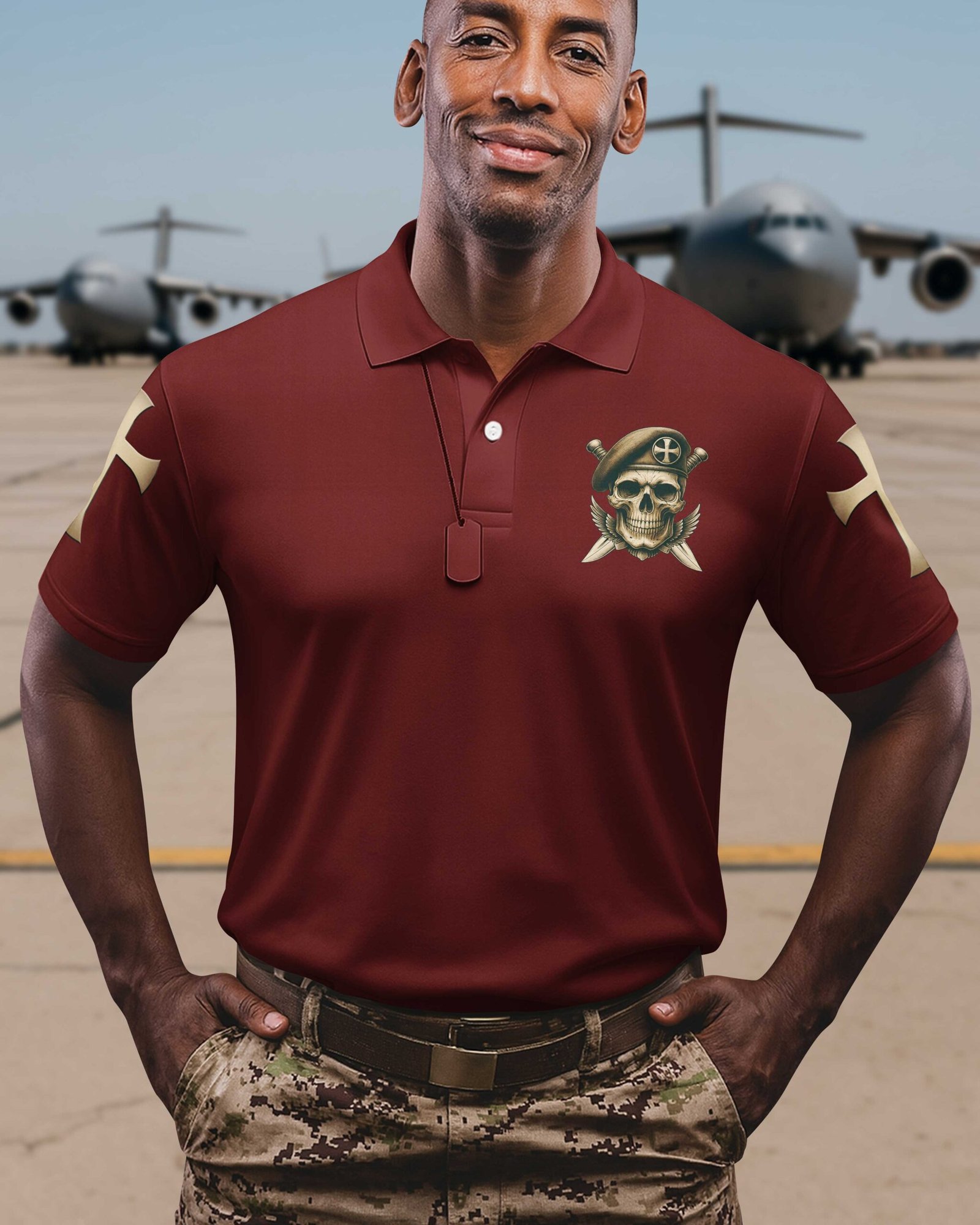 Blessed Be The Lord My Rock Polo - Image 8