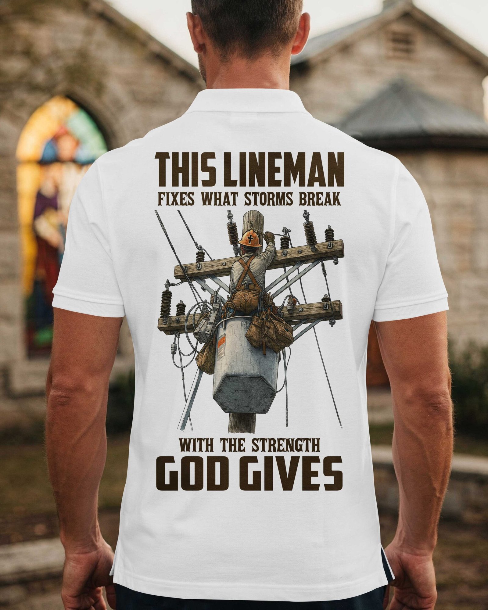 This Lineman Fixes What Storms Break With The Strength God Gives Polo